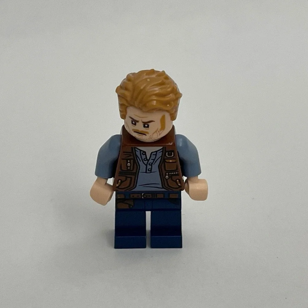 Lego Jurassic World Owen Grady Minifigure Minifig Replacement Part Piece